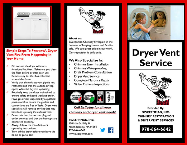 Dryer Vent Brochure Page 1