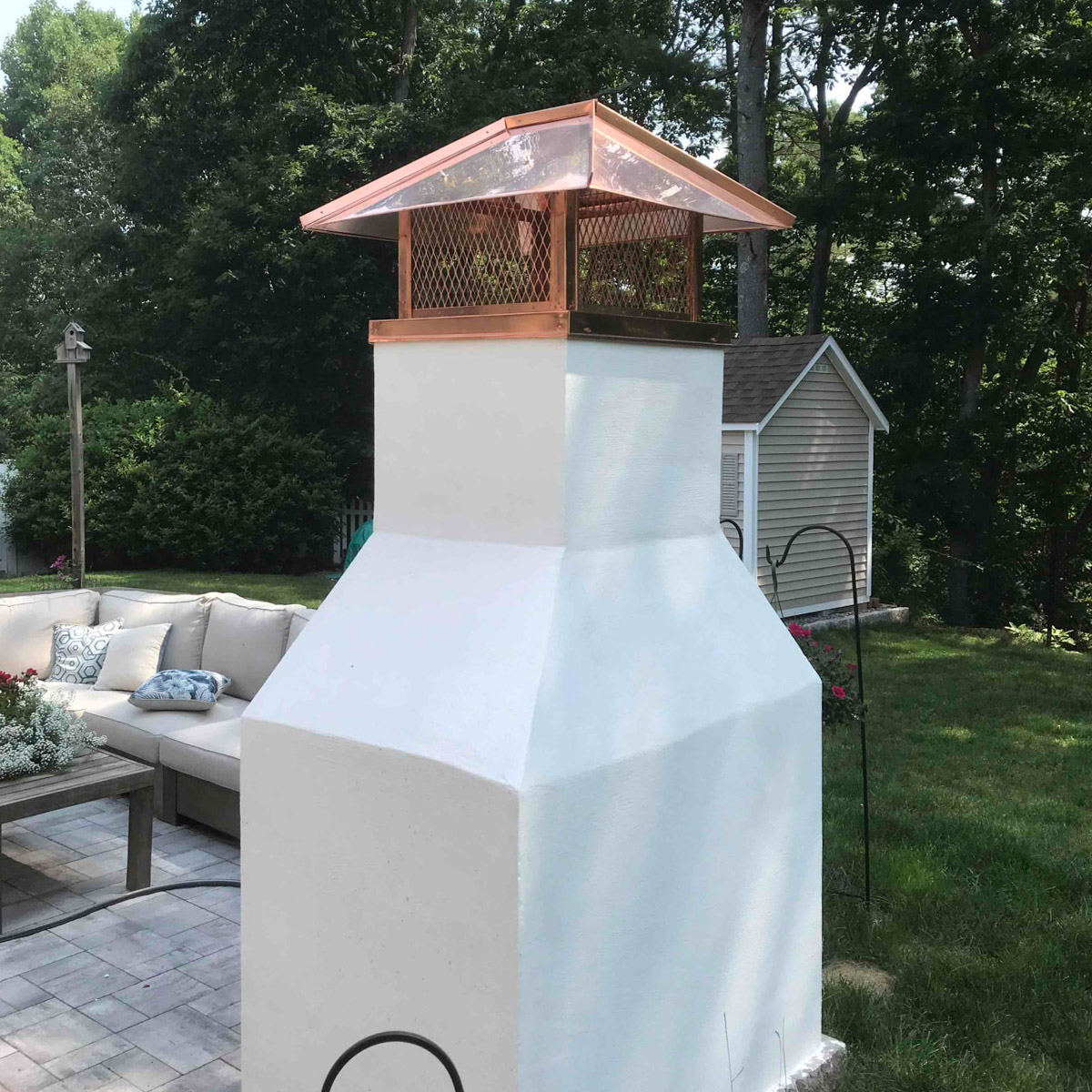 We install full-width chimney caps in Ayer & Winchester, MA