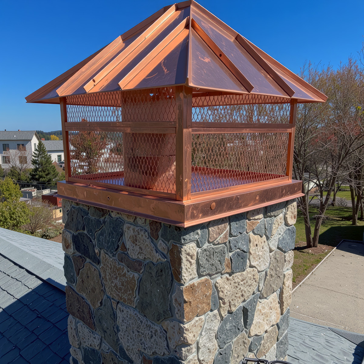 Installing chimney caps, covers and more in North Reading & North Andover, MA