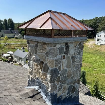 Installing new chimney caps and more in Wakefield, MA