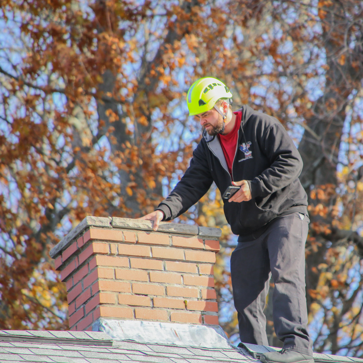 Professional chimney inspection in Reading, MA