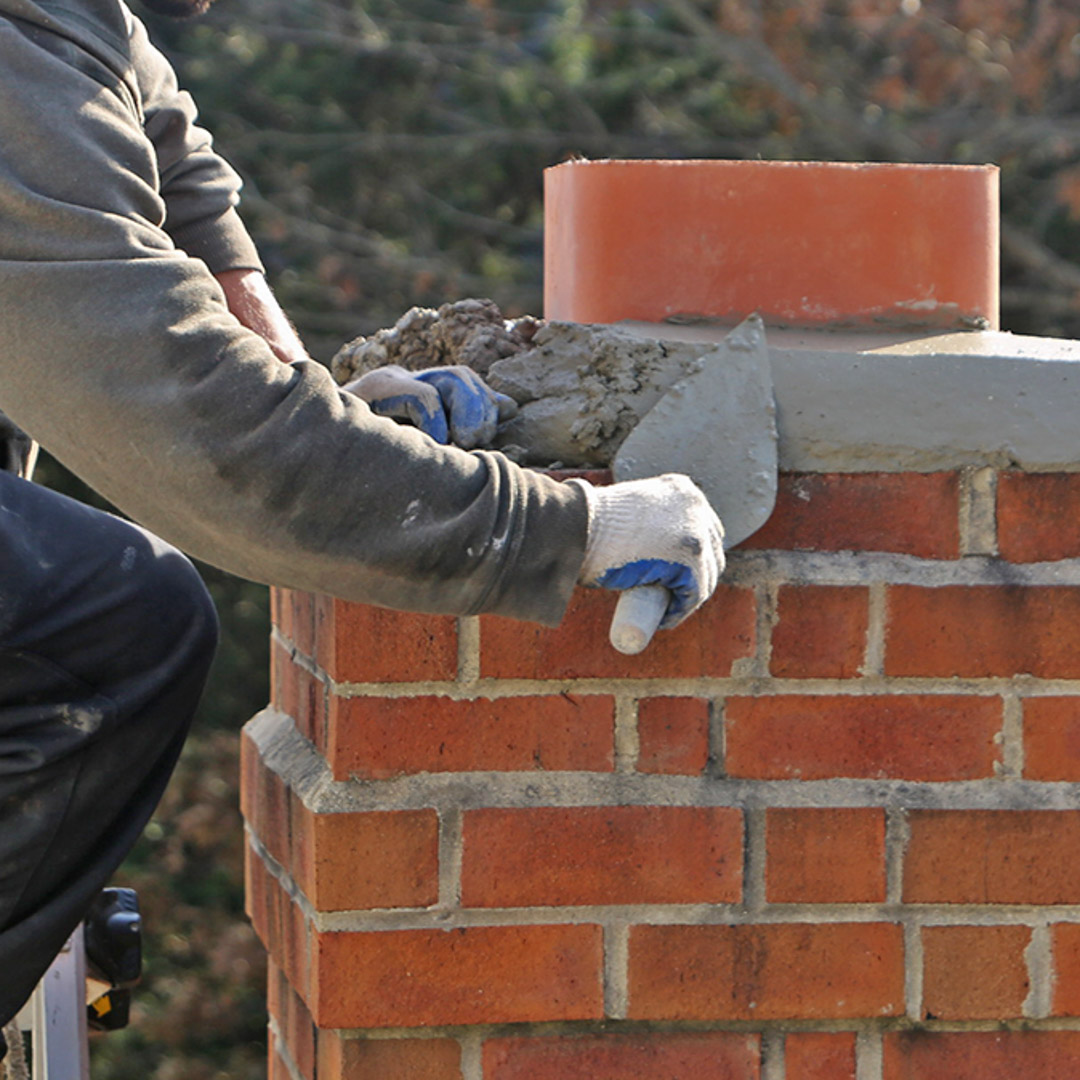 Chimney crown rebuilding and repairs in Lowell & Beverly, MA