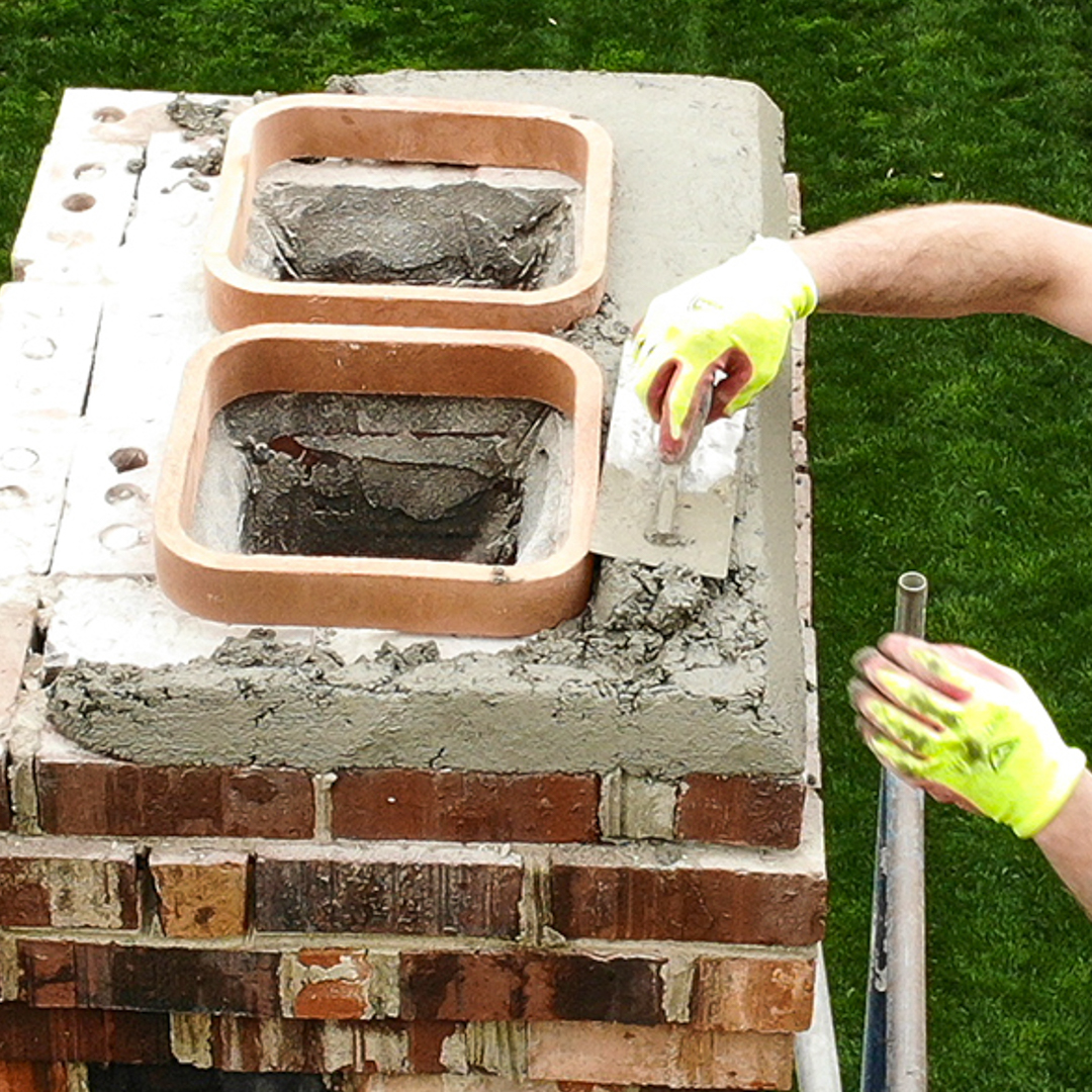 Rebuilding chimney crowns and more in North Reading & Lowell, MA