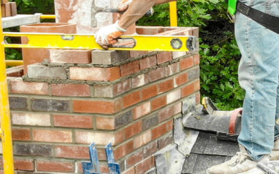 Partial chimney rebuilding in Acton & Andover, MA