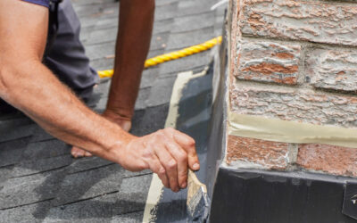 Repairing damaged flashing in North Andover, MA