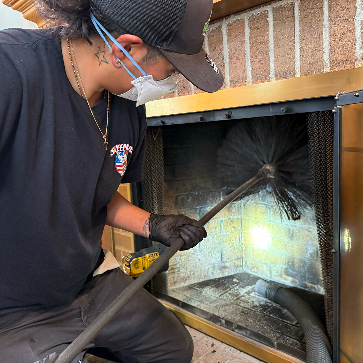 Removing creosote and cleaning chimneys in Winchester & Acton, MA