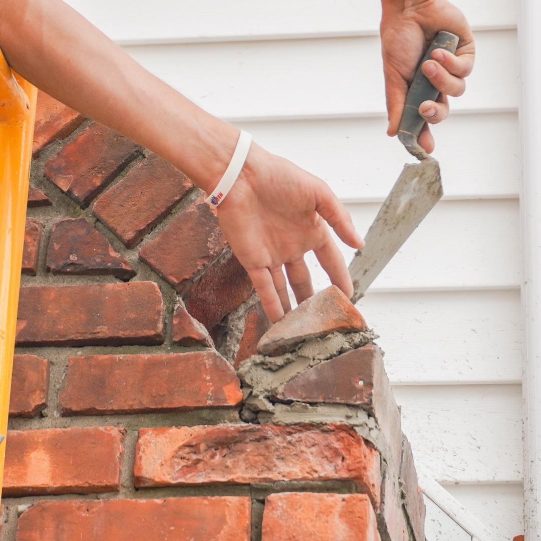 Expert chimney brick replacement in Acton & North Andover MA