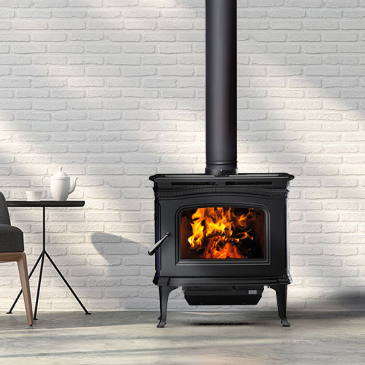 We install wood freestanding stoves in Wellesley & Manchester by the Sea MA