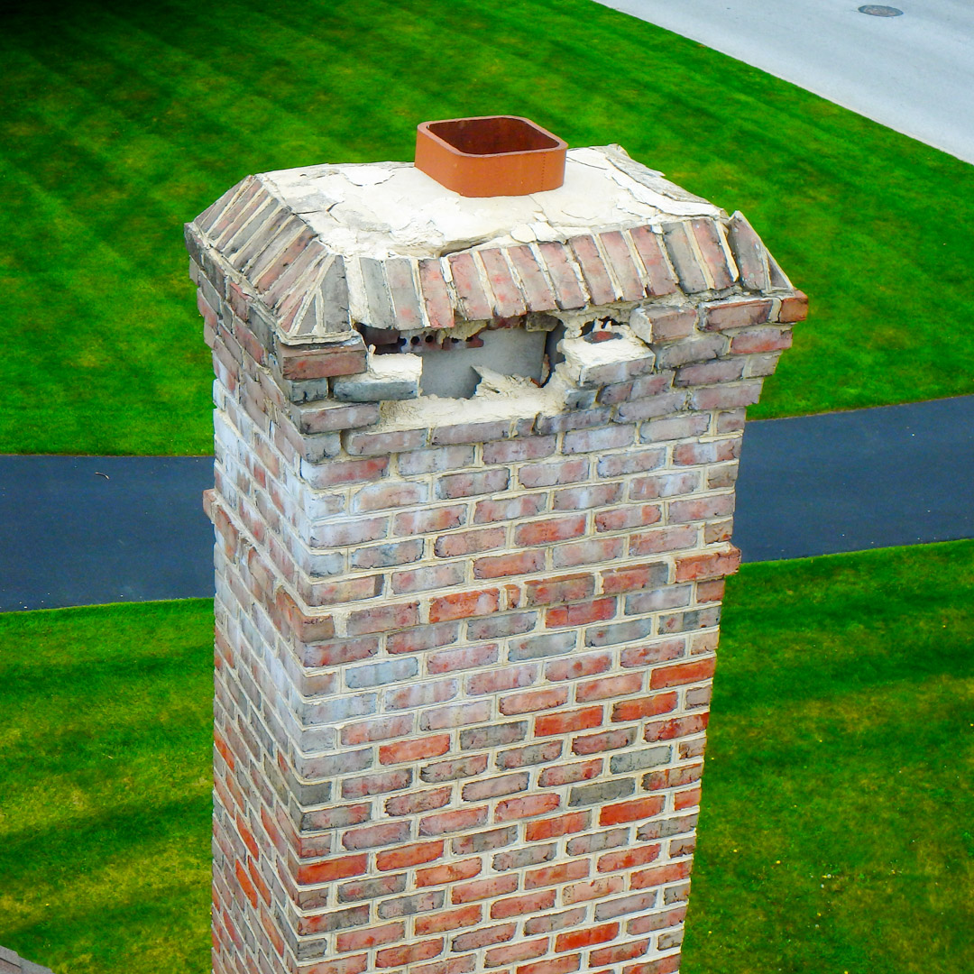 Rebuilding damaged chimneys in Westford & North Andover, MA
