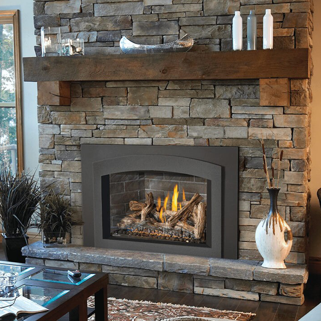We install new gas burning fireplace inserts in Manchester-by-the-sea, MA