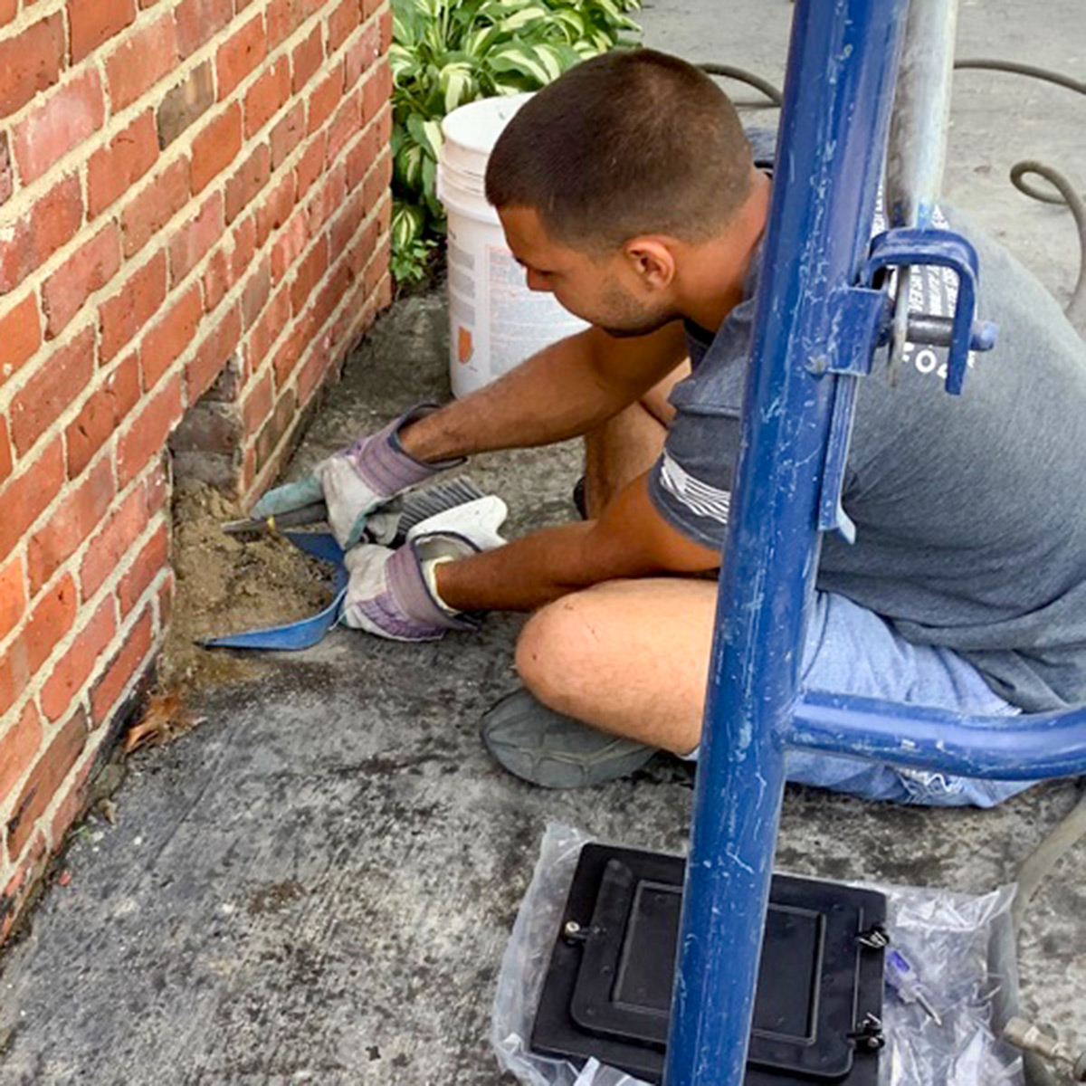 Fireplace clean out doors installed in Swampscott & Westford, MA