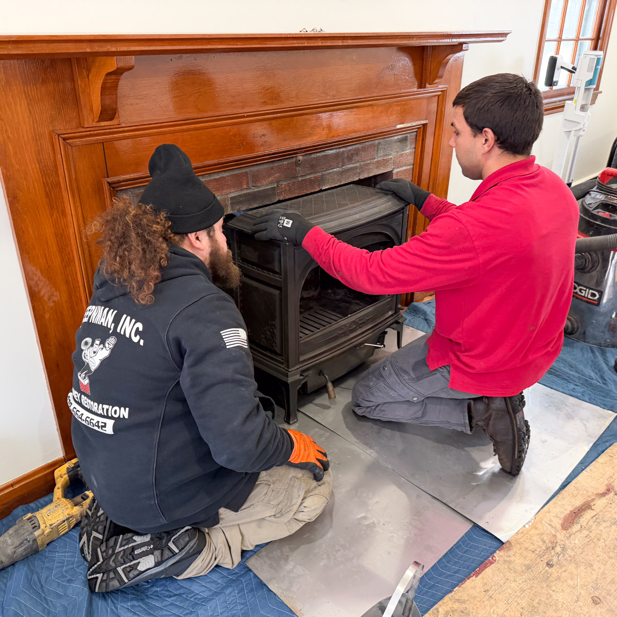 wood stove installs in Winchester, MA